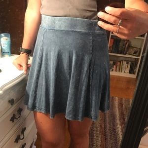 H&M denim washed skirt
